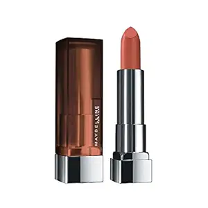 maybelline new york color sensational creamy matte lipstick lasts up to 12 hours, hydrate lips, rich creamy lipstick with shea butter, available in 42 shades 657 nude nuance, 3.9g