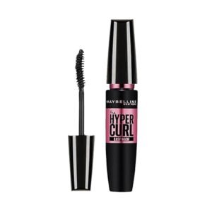 maybelline new york hypercurl mascara,highly pigmented colour, long lasting, washable, black 9.2ml